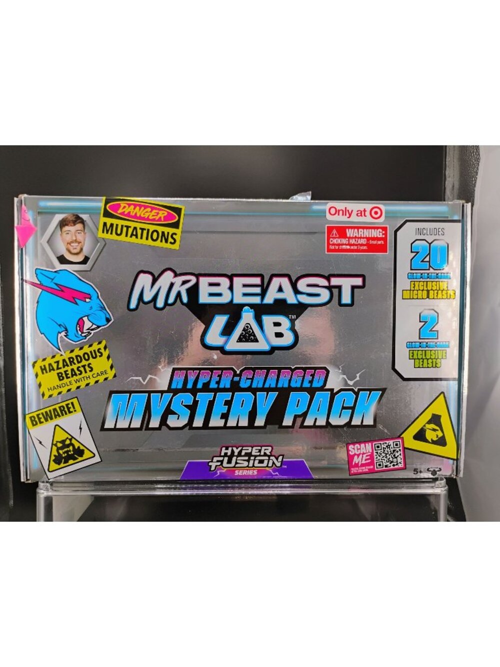 MrBeast Lab Hyper-Charged Mystery Pack Glow-In-The-Dark Set